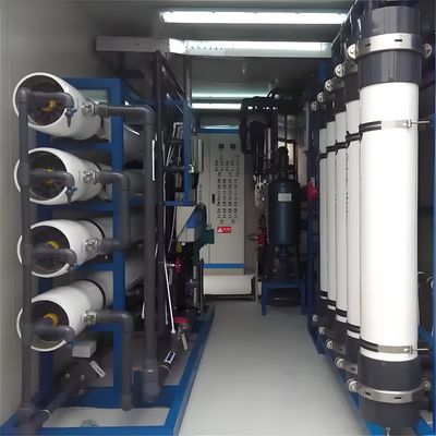 Bom preço 99% de rejeição de sal Sistema de osmose reversa em recipientes 100 - 1000m3 Capacidade on-line