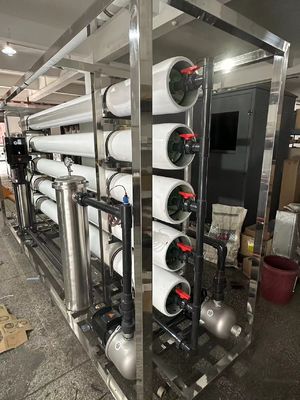 Bom preço 150-300 Psi Pressão RO Sistema de água salobra com controle PLC Siemens S7 on-line