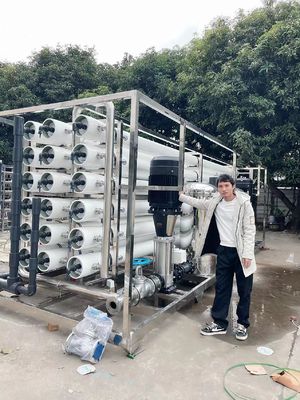qualidade Instalação de osmose reversa PLC de aço inoxidável 70m3/h Controle automático fábrica