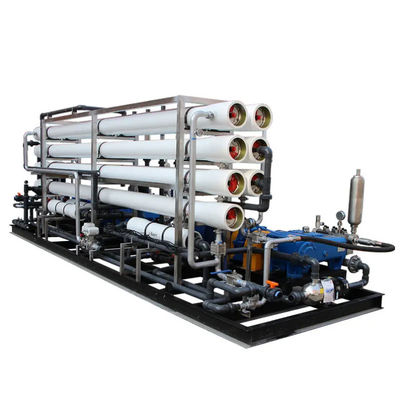 Bom preço Sistema de dessalinização de água do mar com filtro multimédia Siemens S7 controlado por PLC on-line