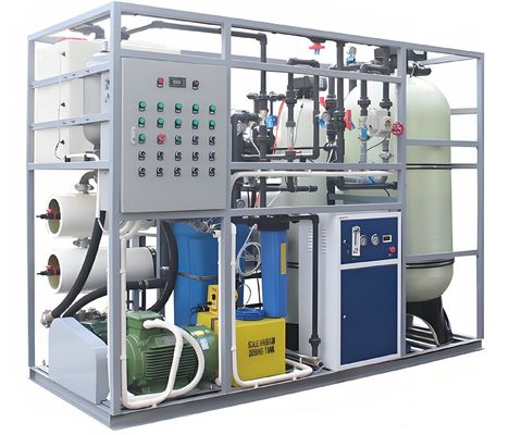 Bom preço Taxa de recuperação 38% Sistema de reabilitação de água do mar com controlo Siemens e bomba Danfoss on-line