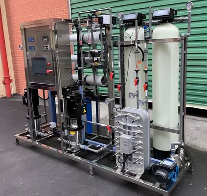 Bom preço RO EDI Sistema de purificação de água com capacidade de 1 a 50 m3/h e duas fases on-line