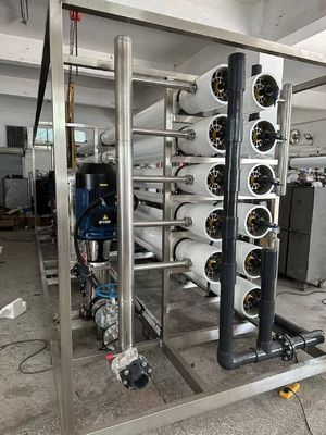 Bom preço 98% Taxa de rejeição de sal Sistema industrial de reabilitação automática de purificação de água on-line