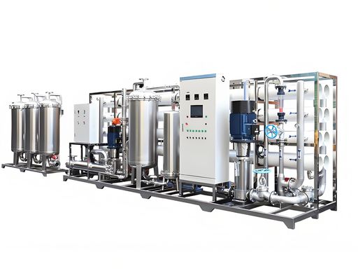 Bom preço Sistema de RO industrial municipal com controlo PLC Siemens S7 on-line