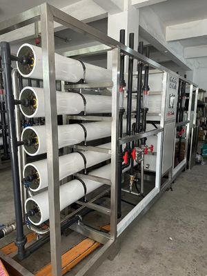 Bom preço 99% de rejeição de sal Sistema industrial de reabilitação para água municipal Alta taxa de recuperação 50%-65% Feito de SS304/PV on-line