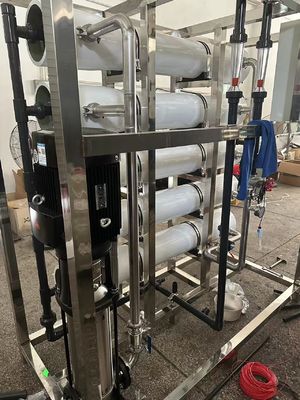 Bom preço 150-300 Psi Recuperação de pressão de água salobra Sistema RO para água de alimentação de pH de amplo alcance on-line