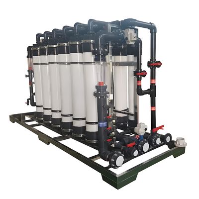 Bom preço Painel de controlo de aço inoxidável Sistema de ultrafiltração Purificador de água Taxa de recuperação de 80 a 90% para água potável on-line