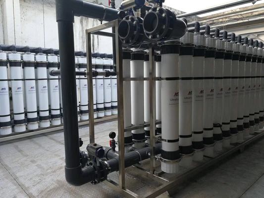 Bom preço Sistema de ultrafiltração com capacidade de 100 m3/hora e pré-tratamento UF Processo de tratamento on-line